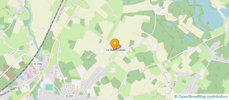 localisation de l'entreprise MADAME JEANNINE LEBOUC  ROEZE-SUR-SARTHE