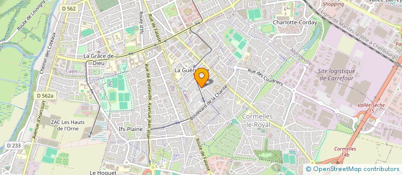 localisation de l'entreprise MADAME JEANNINE LECHAFFETOIS à CAEN