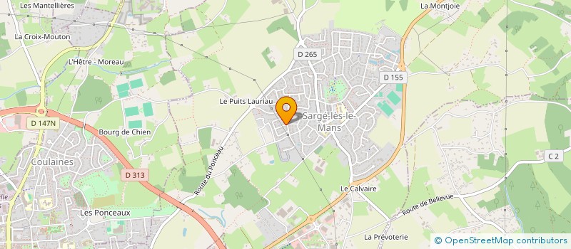 localisation de l'entreprise MADAME JEANNINE LEGEAY  SAINT-PAVACE