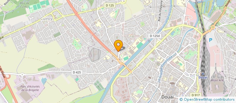 localisation de l'entreprise MADAME JEANNINE LENNE à DOUAI