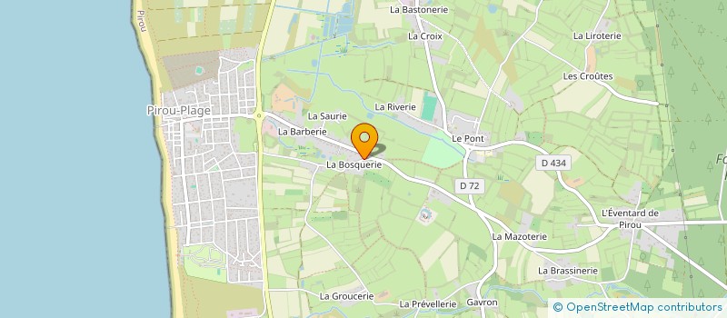 localisation de l'entreprise MADAME JEANNINE LESAGE à PIROU