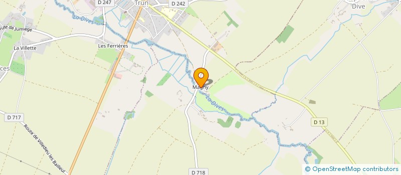 localisation de l'entreprise MADAME JEANNINE LEVESQUE à TOURNAI-SUR-DIVE