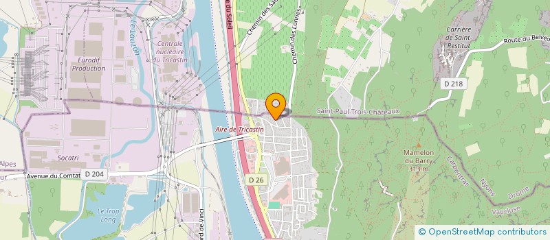 localisation de l'entreprise MADAME JEANNINE LIGNOT  BOLLENE