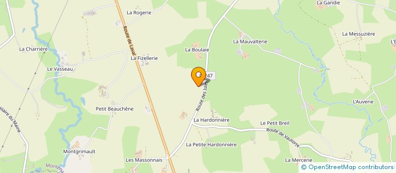 localisation de l'entreprise MADAME JEANNINE LONGUEUE à MONTENAY