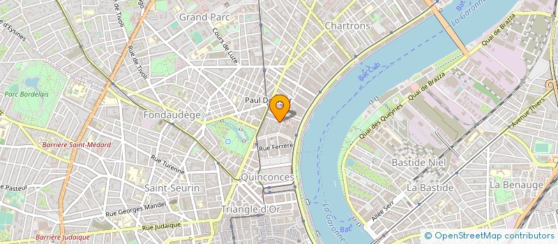 localisation de l'entreprise MADAME JEANNINE MACE à BORDEAUX