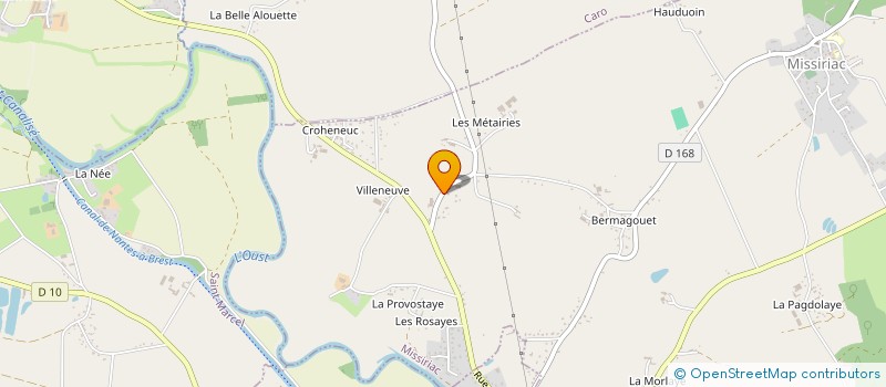 localisation de l'entreprise MADAME JEANNINE MAHEAS  SAINT-MARCEL