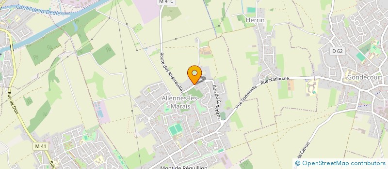 localisation de l'entreprise MADAME JEANNINE MARCHAND à ALLENNES-LES-MARAIS