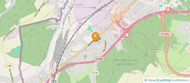 localisation de l'entreprise MADAME JEANNINE MARHOFFER à MORSBACH