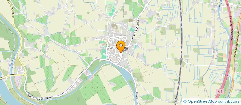 localisation de l'entreprise MADAME JEANNINE MARTIN  CADEROUSSE