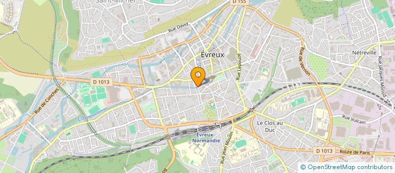 localisation de l'entreprise MADAME JEANNINE MELA  EVREUX