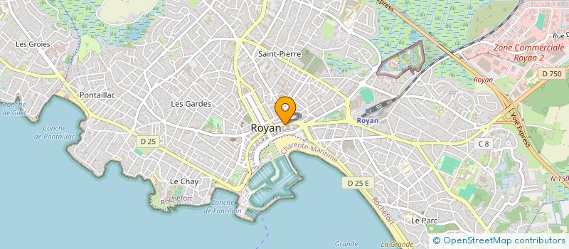 localisation de l'entreprise MADAME JEANNINE MENEAU  ROYAN