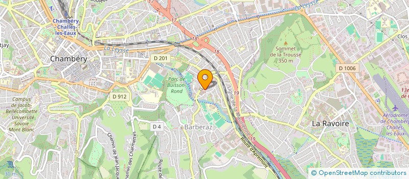 localisation de l'entreprise MADAME JEANNINE MEUNIER  BARBERAZ