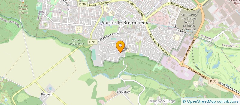 localisation de l'entreprise MADAME JEANNINE MICHEL à VOISINS-LE-BRETONNEUX