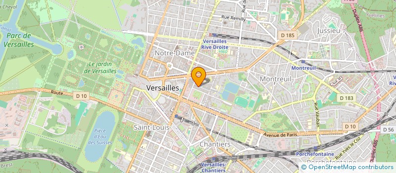 localisation de l'entreprise MADAME JEANNINE MILLOT à VERSAILLES