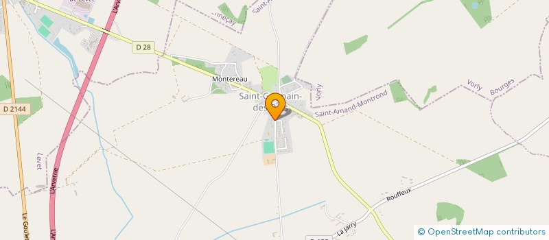 localisation de l'entreprise MADAME JEANNINE MOALIGOU  SAINT-GERMAIN-DES-BOIS