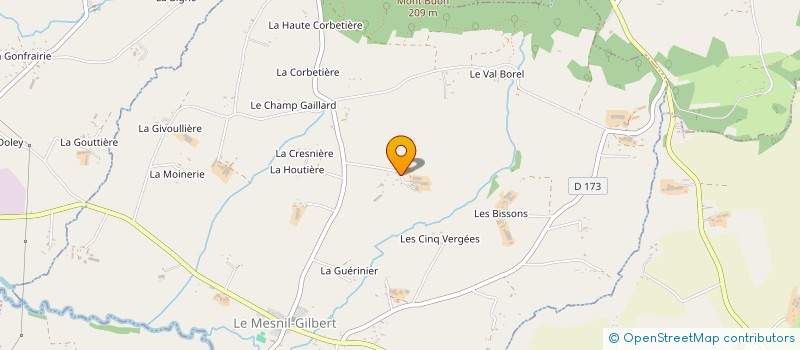 localisation de l'entreprise MADAME JEANNINE MOREL  COULOUVRAY-BOISBENATRE