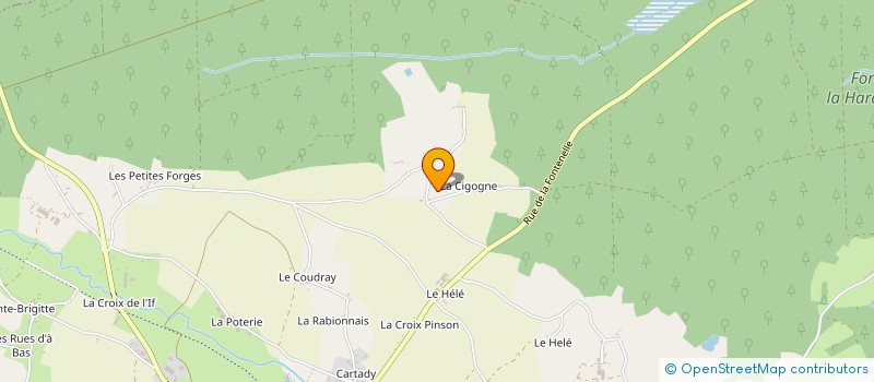 localisation de l'entreprise MADAME JEANNINE MOREL à MERDRIGNAC