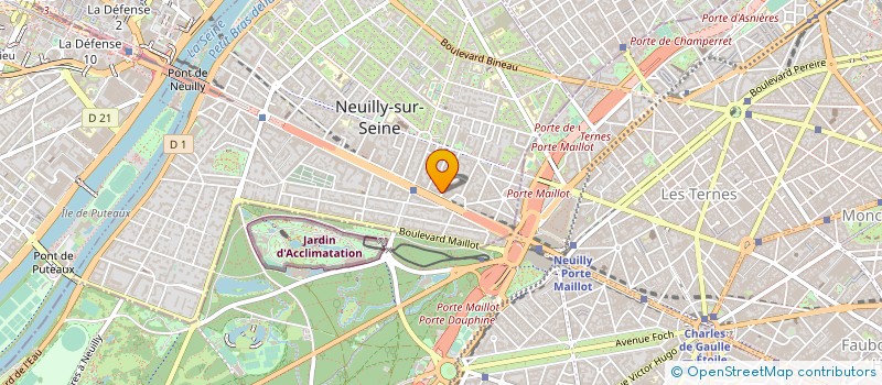 localisation de l'entreprise MADAME JEANNINE MORO à NEUILLY-SUR-SEINE