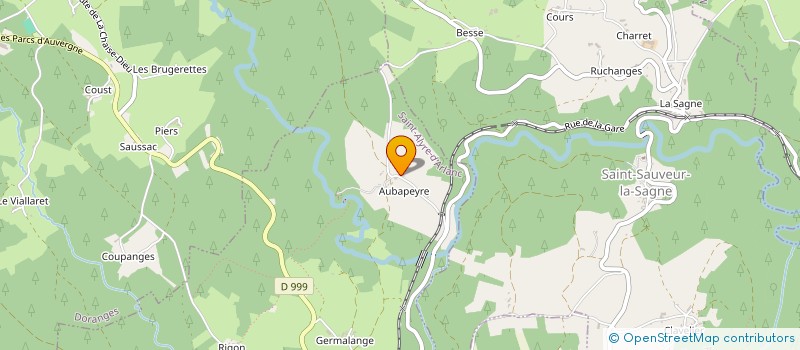 localisation de l'entreprise MADAME JEANNINE MOSNIER  SAINT-ALYRE-D ARLANC