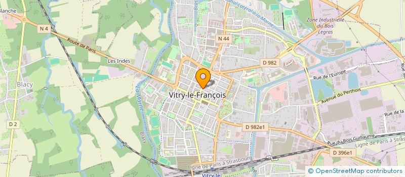 localisation de l'entreprise MADAME JEANNINE MOUY à VITRY-LE-FRANCOIS