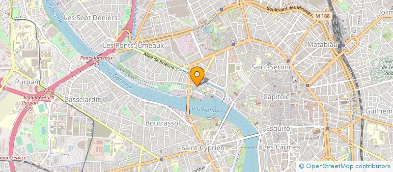 localisation de l'entreprise MADAME JEANNINE PACAUD à TOULOUSE