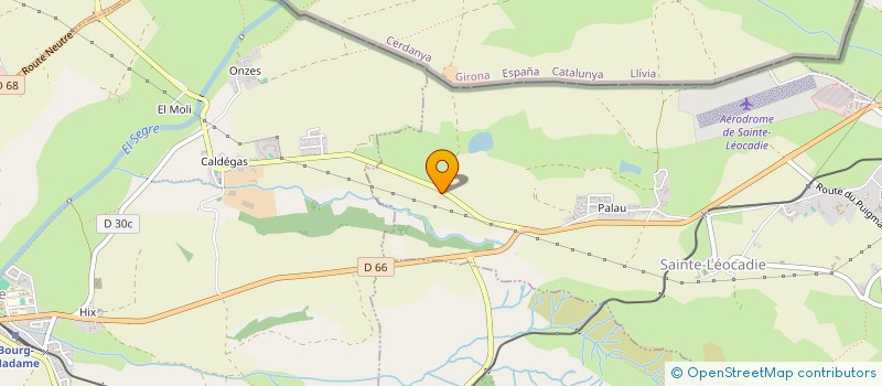 localisation de l'entreprise MADAME JEANNINE PALAU  SAINTE-LEOCADIE