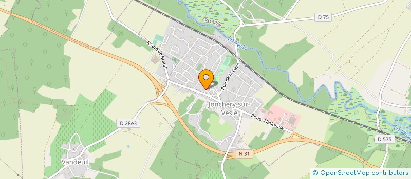 localisation de l'entreprise MADAME JEANNINE PEROTIN  TRIGNY