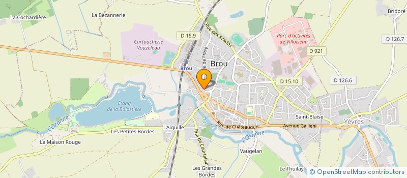 localisation de l'entreprise MADAME JEANNINE PICHARD à BROU