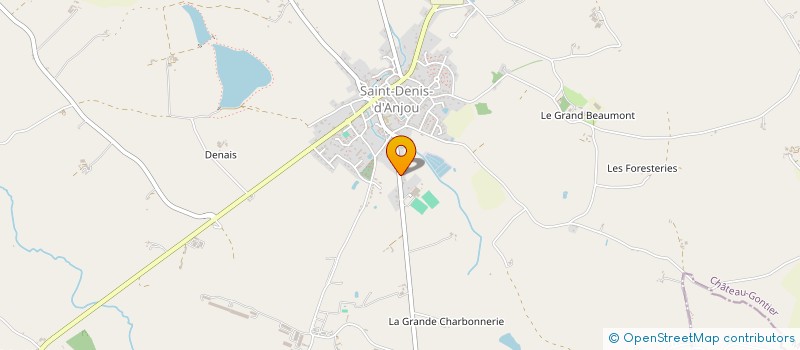 localisation de l'entreprise MADAME JEANNINE PICHEREAU  SAINT-DENIS-D'ANJOU