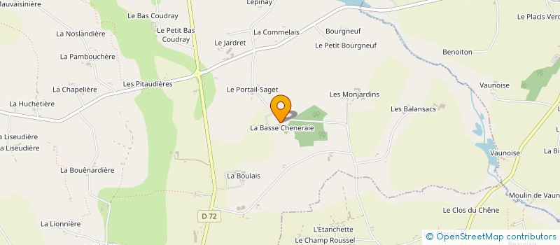 localisation de l'entreprise MADAME JEANNINE PICHOU à BEDEE
