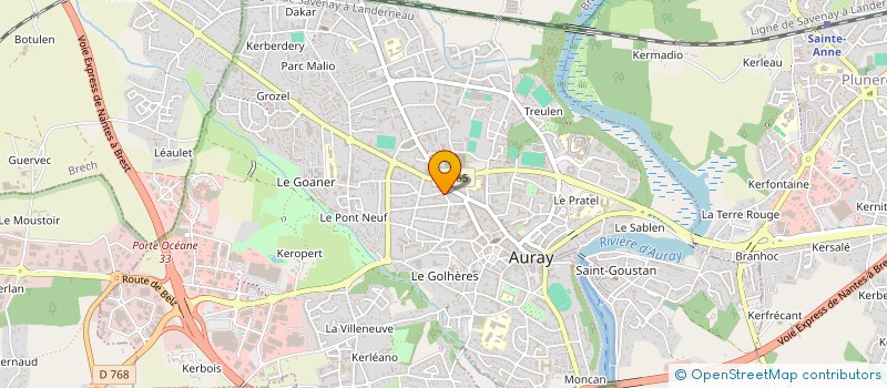 localisation de l'entreprise MADAME JEANNINE PLOUZEN à AURAY