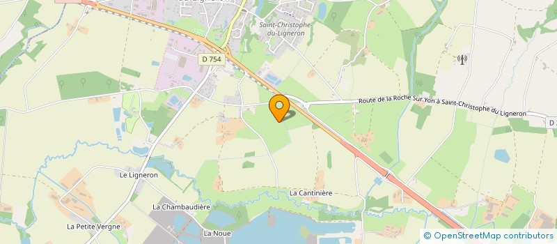 localisation de l'entreprise MADAME JEANNINE POINGT  SAINT-CHRISTOPHE-DU-LIGNERON