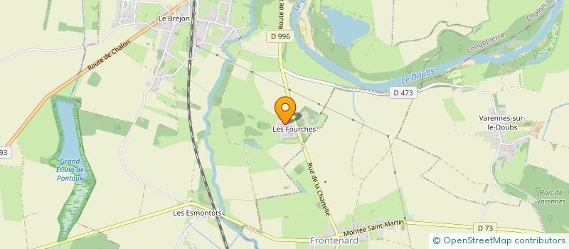 localisation de l'entreprise MADAME JEANNINE PONSOT  BEAUVERNOIS