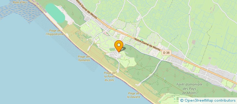 localisation de l'entreprise MADAME JEANNINE POUVREAU  SAINT-JEAN-DE-MONTS