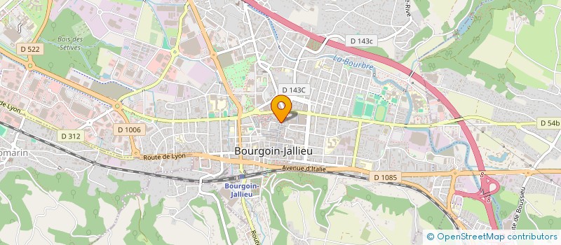 localisation de l'entreprise MADAME JEANNINE PSZEZOLA  BOURGOIN-JALLIEU