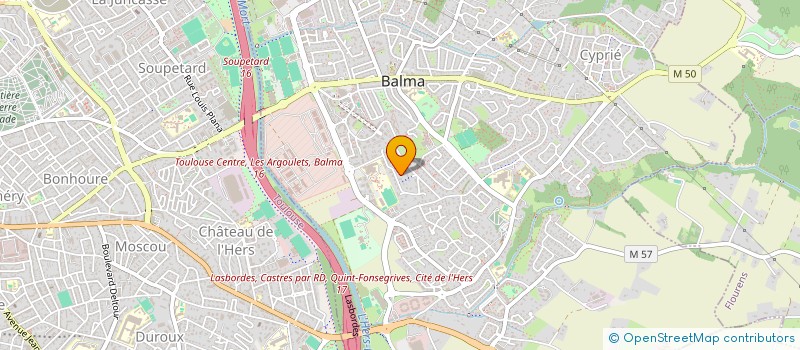 localisation de l'entreprise MADAME JEANNINE RAMEAU à BALMA