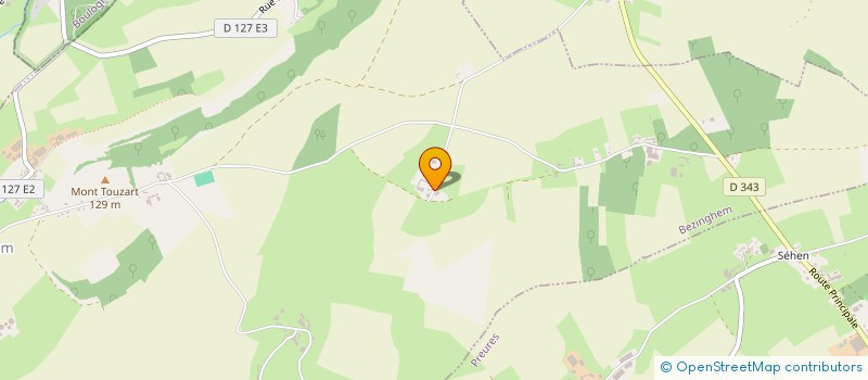 localisation de l'entreprise MADAME JEANNINE REGNIER  BEZINGHEM