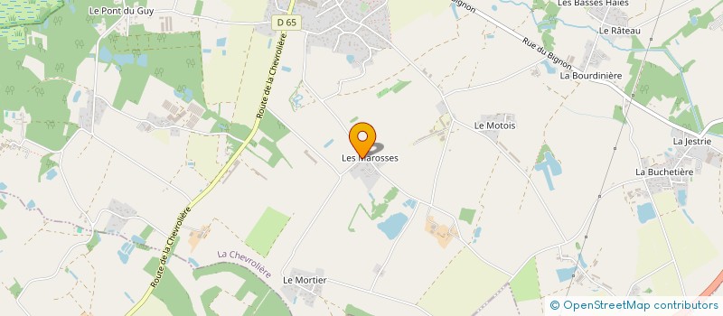 localisation de l'entreprise MADAME JEANNINE REVAUX à LA CHEVROLIERE