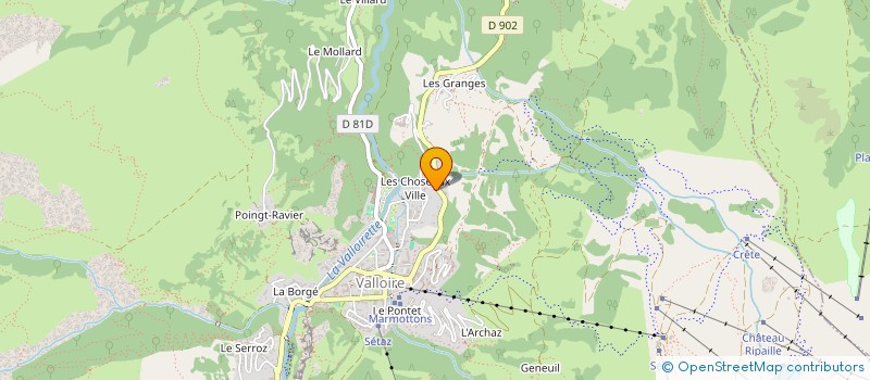 localisation de l'entreprise MADAME JEANNINE RICHARD  VALLOIRE