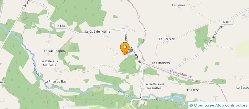 localisation de l'entreprise MADAME JEANNINE RIGAULT à SAINT-GEORGES-DE-ROUELLEY