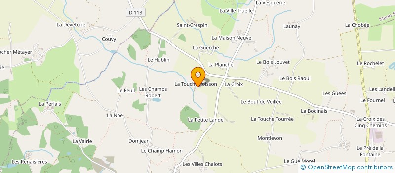 localisation de l'entreprise MADAME JEANNINE RIMASSON  SAINT-MARC-LE-BLANC