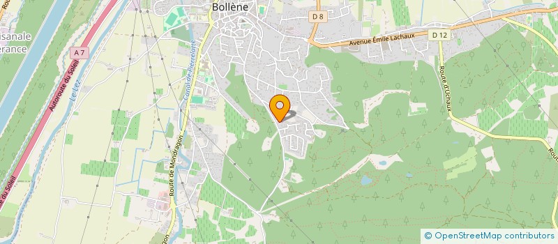 localisation de l'entreprise MADAME JEANNINE RIQUELME à BOLLENE
