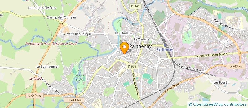 localisation de l'entreprise MADAME JEANNINE ROGEON à PARTHENAY