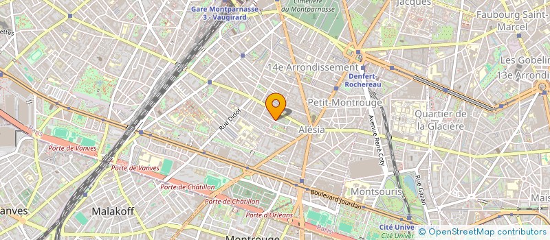 localisation de l'entreprise MADAME JEANNINE ROLLIN  PARIS