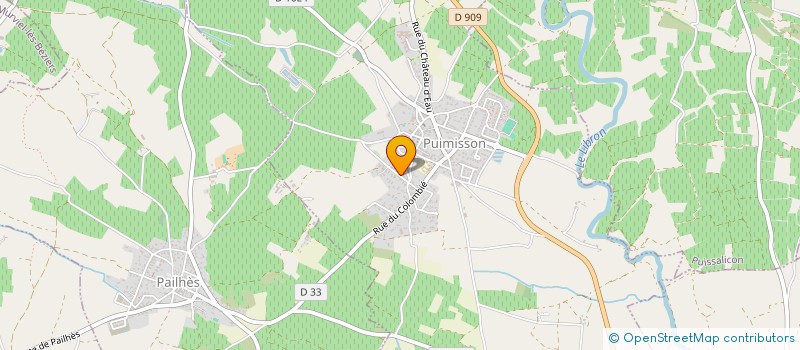 localisation de l'entreprise MADAME JEANNINE ROLS  PUIMISSON