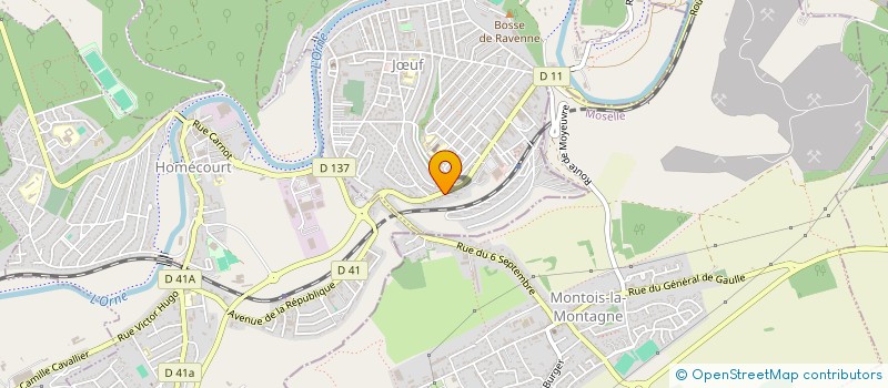 localisation de l'entreprise MADAME JEANNINE RONCHI  JUF