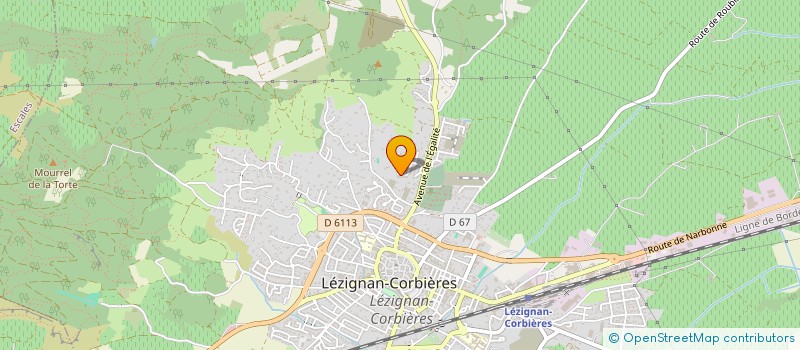 localisation de l'entreprise MADAME JEANNINE ROUSSEY à LEZIGNAN-CORBIERES