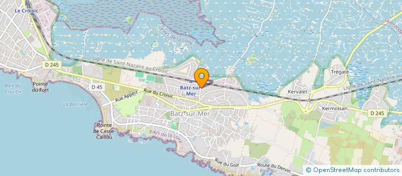 localisation de l'entreprise MADAME JEANNINE SAFFRE à BATZ-SUR-MER
