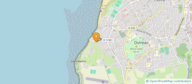 localisation de l'entreprise MADAME JEANNINE SANSSOUCY  LE PORTEL