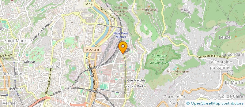 localisation de l'entreprise MADAME JEANNINE SECK à NICE